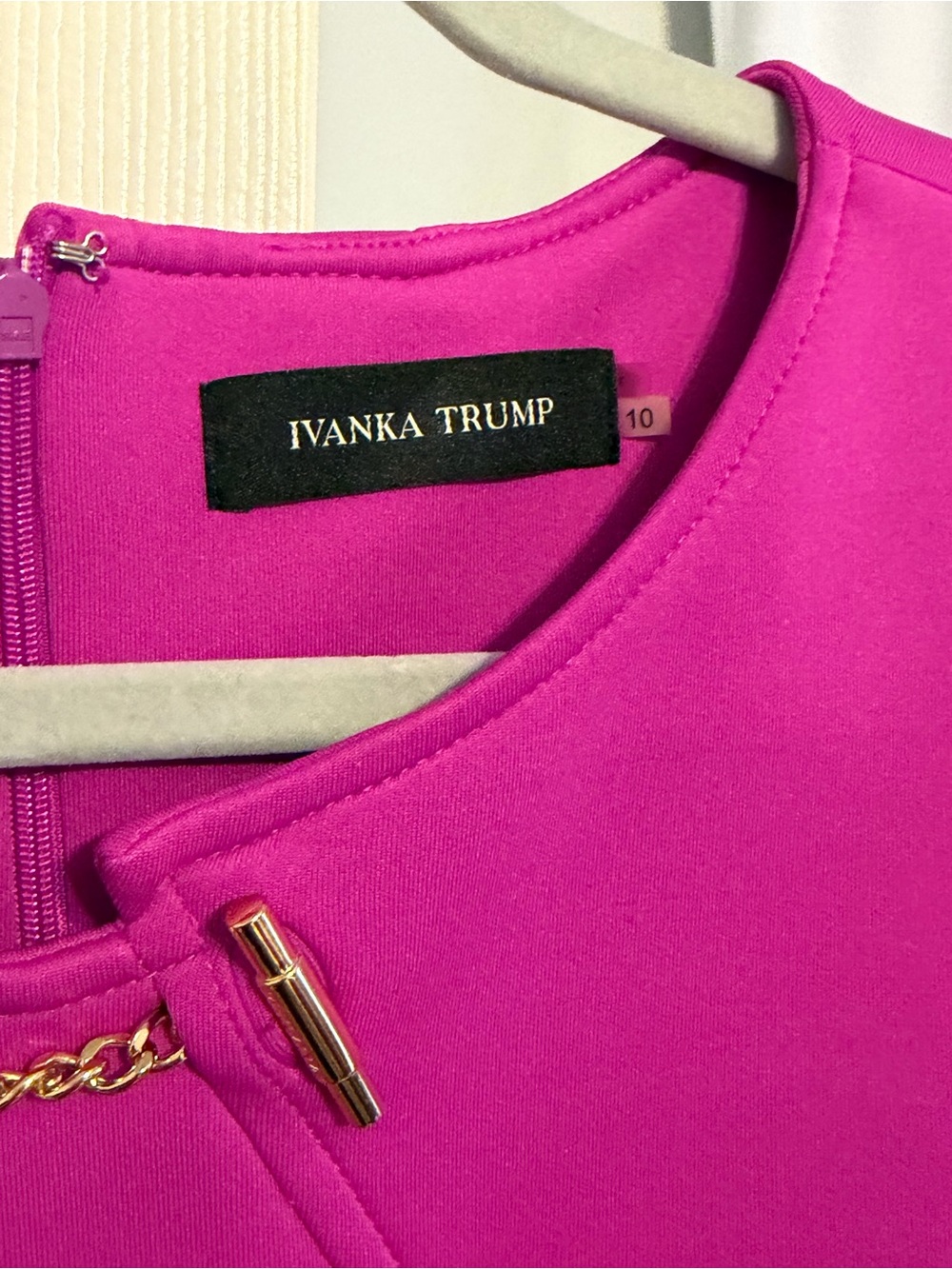 Ivanka Trump Fuchsia Sheath Dress - Picture 2 of 3